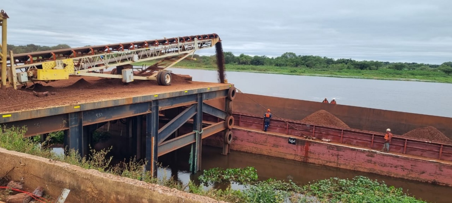 ESM proyecta exportar 255 mil toneladas de hierro en 2023 por Puerto Busch  - Empresa Siderúrgica del Mutún