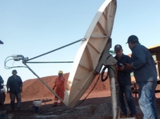 Internet satelital Puerto Busch y radio comunicación  - Empresa Siderúrgica del Mutún