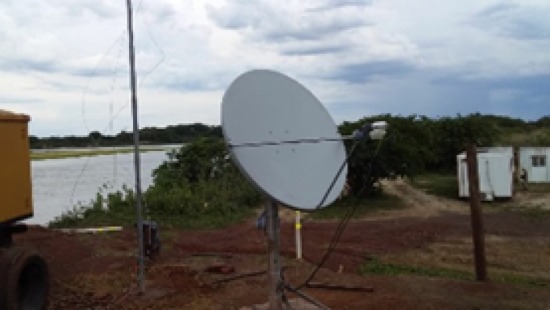 Internet satelital Puerto Busch y radio comunicación