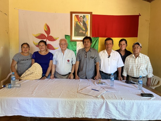 ESM firma convenio de cooperación interinstitucional con Central Indígena Chiquitana Germán Busch